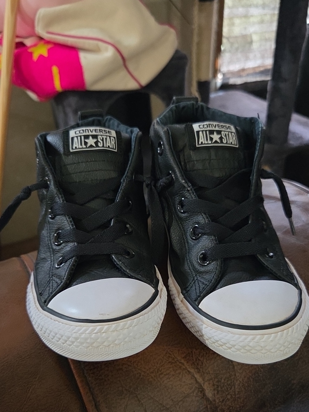 Converse Chuck Taylor All Star Street Mid Sneakers Black & White US 3